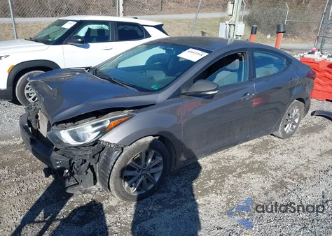 2014 Hyundai Elantra Se z USA, uszkodzony, nr VIN 5NPDH4AE4EH457691